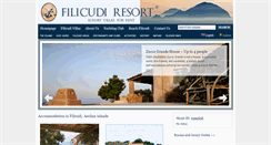 Desktop Screenshot of filicudiresort.com