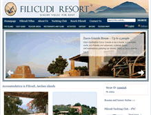 Tablet Screenshot of filicudiresort.com